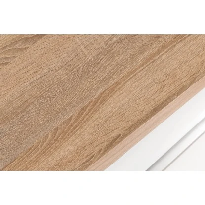 Held Möbel Küchenunterschrank Mailand 100 Cm Hochglanz Weiß/Weiß – Bild 3