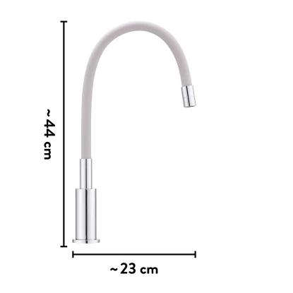 Baliv Küchenarmatur KI-1820 Chrom-Taupe – Bild 7