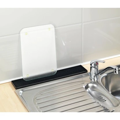 Wenko Abtropfmatte Slim 42 Cm Schwarz – Bild 4