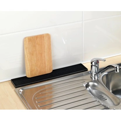 Wenko Abtropfmatte Slim 42 Cm Schwarz – Bild 2