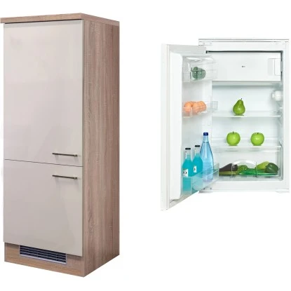 Flex-Well Exclusiv Kühlschrank-Umbau Orlando Mit Kühlschrank PKM KS 120.4A+ EB – Bild 3