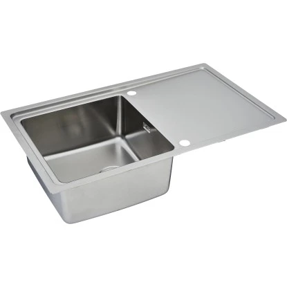 Respekta Einbauspüle Chicago 86 Cm X 50 Cm Edelstahl – Bild 3