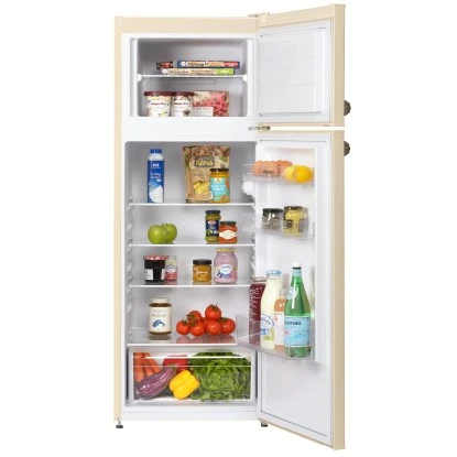 Respekta Kühl-Gefrierkombination KS144 Vintage VC Cream – Bild 11