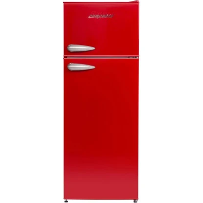 Respekta Kühl-Gefrierkombination KS144 Vintage VC Rot – Bild 3