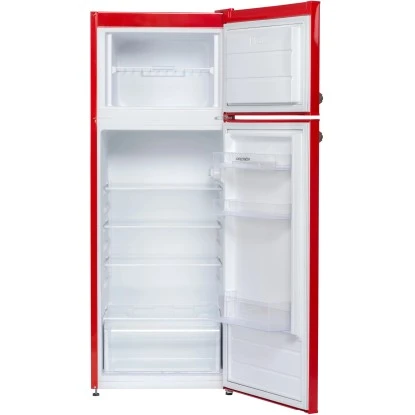 Respekta Kühl-Gefrierkombination KS144 Vintage VC Rot – Bild 4