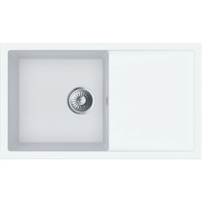 Miló Einbauspüle Granitverbundstoff Blissano 76 Weiß