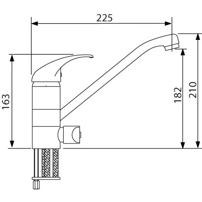 Sanitop-Wingenroth Küchenarmatur Concordia Geräteanschluss Niederdruck – Bild 2