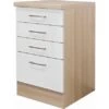 Flex-Well Exclusiv Schubkastenschrank Abaco 50 Cm Perlmutt