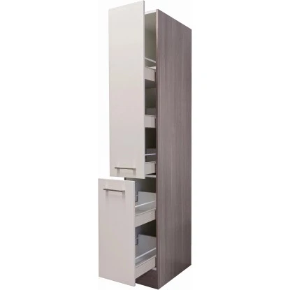 Flex-Well Exclusiv Apothekerschrank Eico 200 Cm X 30 Cm X 57 Cm Magnolienweiß
