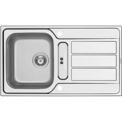 Pyramis Einbauspüle Athena 1 1/4B 1D Edelstahl