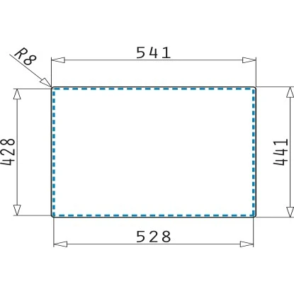 Pyramis Einbaubecken Lydia Edelstahl – Bild 3