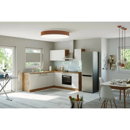 Held Möbel Eckunterschrank Sorrento 110 X 85 X 60 Cm Tür + EL-Boden Weiß-W.eich. – Bild 10