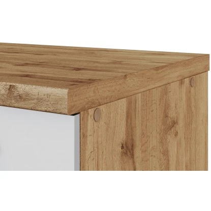 Held Möbel Eckunterschrank Sorrento 110 X 85 X 60 Cm Tür + EL-Boden Weiß-W.eich. – Bild 8