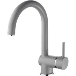 Verosan Küchenarmatur Prag Niederdruck Rund Matt Hellgrau