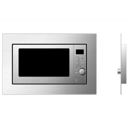 Respekta Einbau-Mikrowelle MW 800 Edelstahl Mit Grill-Funktion 800 W – Bild 2