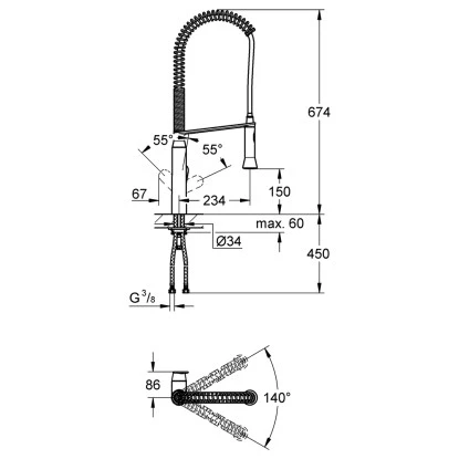 Grohe Küchenarmatur K7 DN 15 – Bild 2